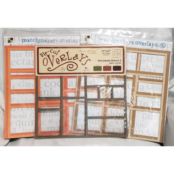 Top Line Creations Matchmakers Overlays set 12"x12", Scrapbooking, arts, crafts - Picture 8 of 8